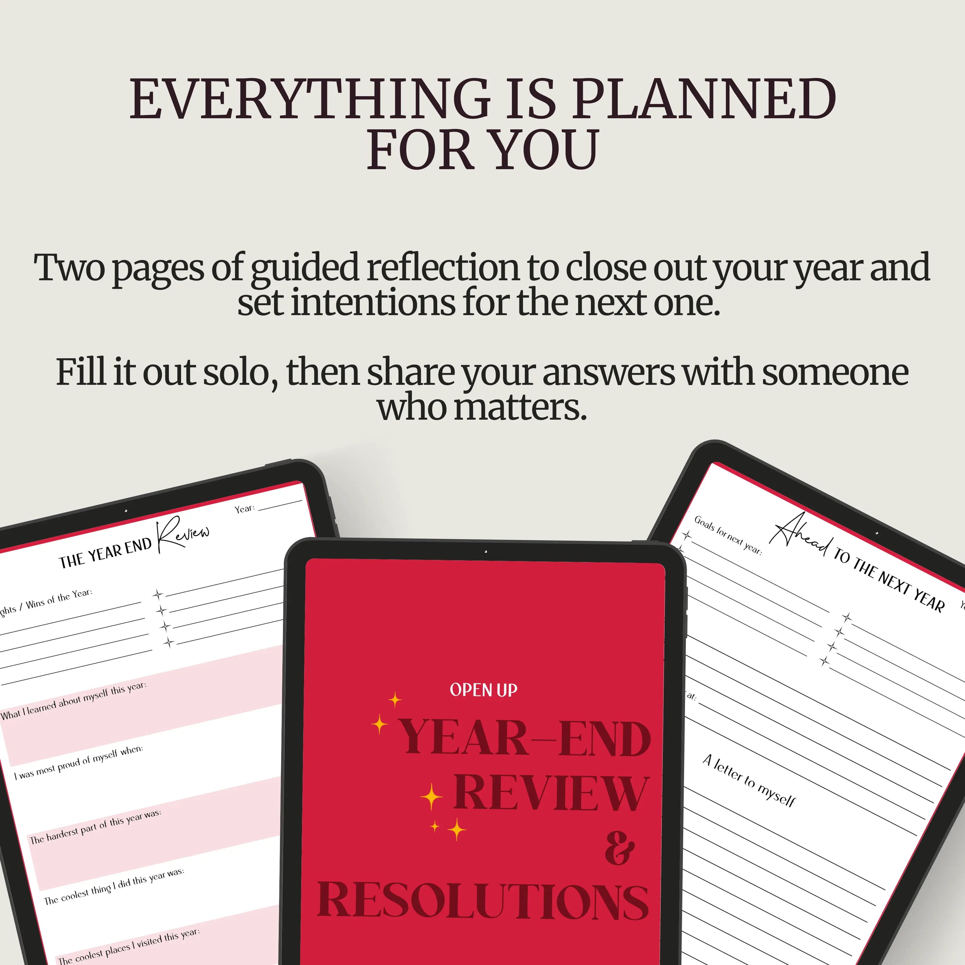 New-Year Review and Resolutions (Digital Download)