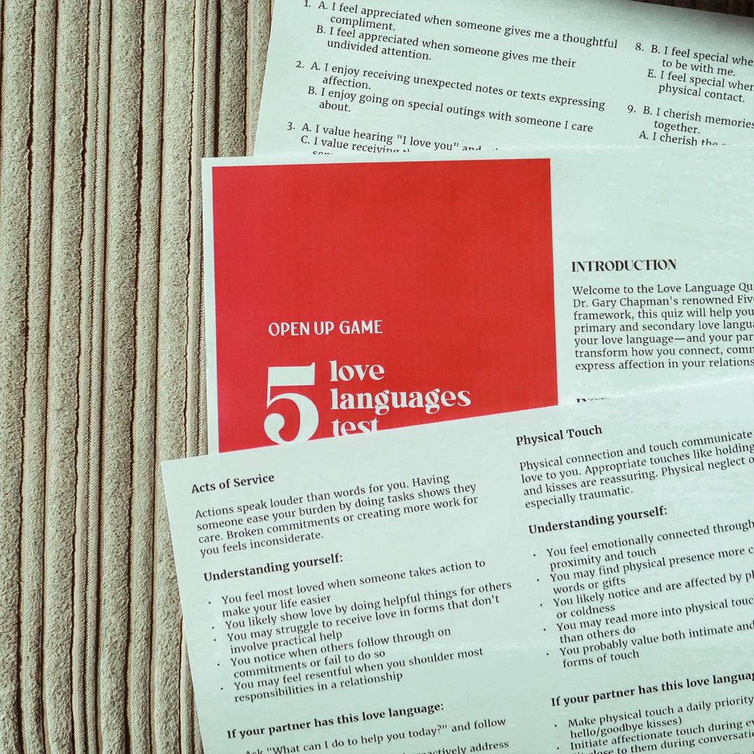 5 Love Language Test (Digital Download)