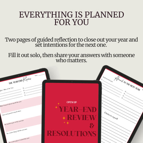 New-Year Review and Resolutions