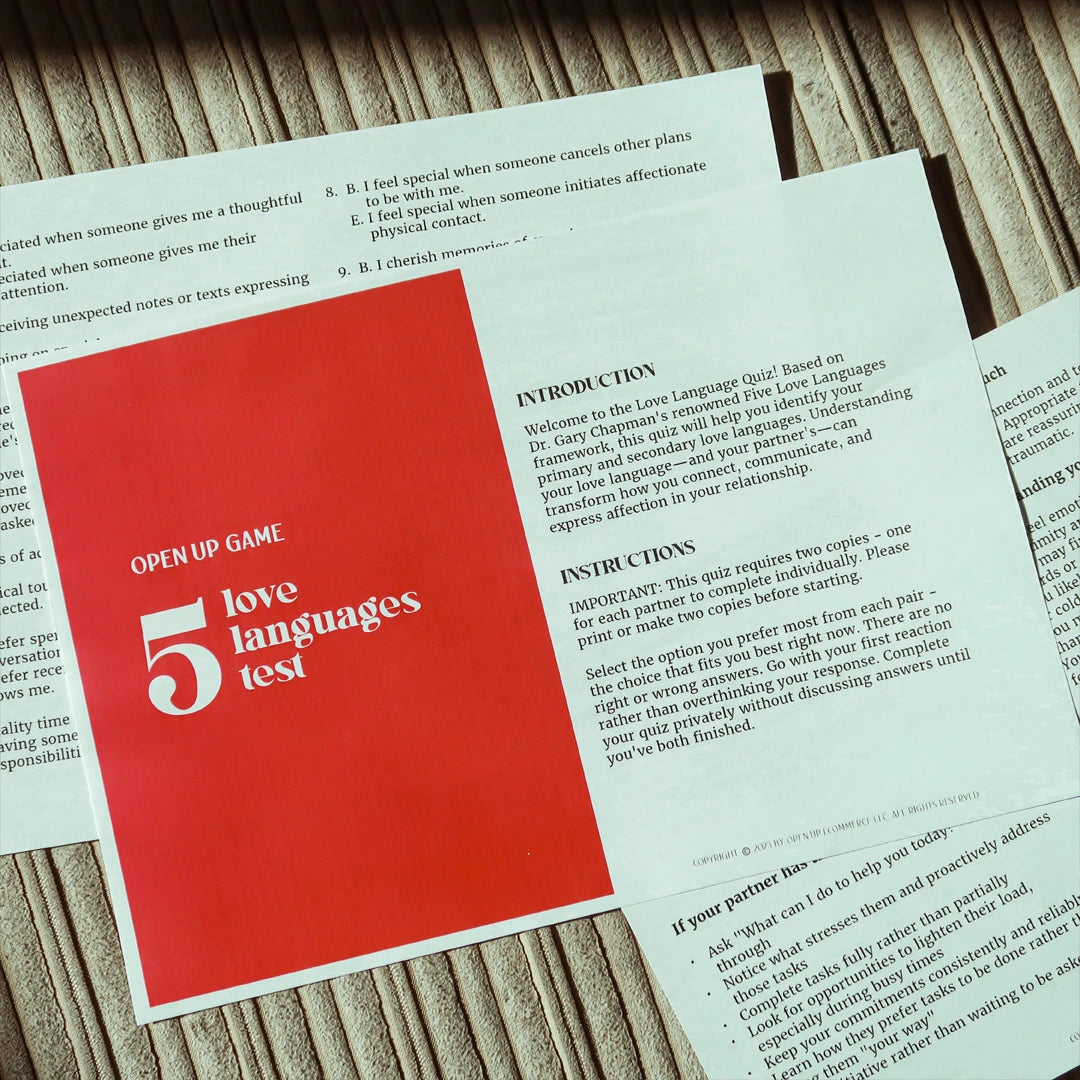 5 Love Language Test (Digital Download)